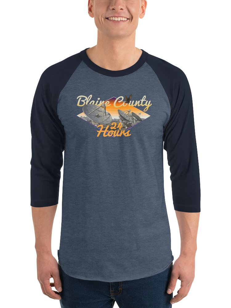 BC24 Sunset & Satellites Baseball Tee product image (1)