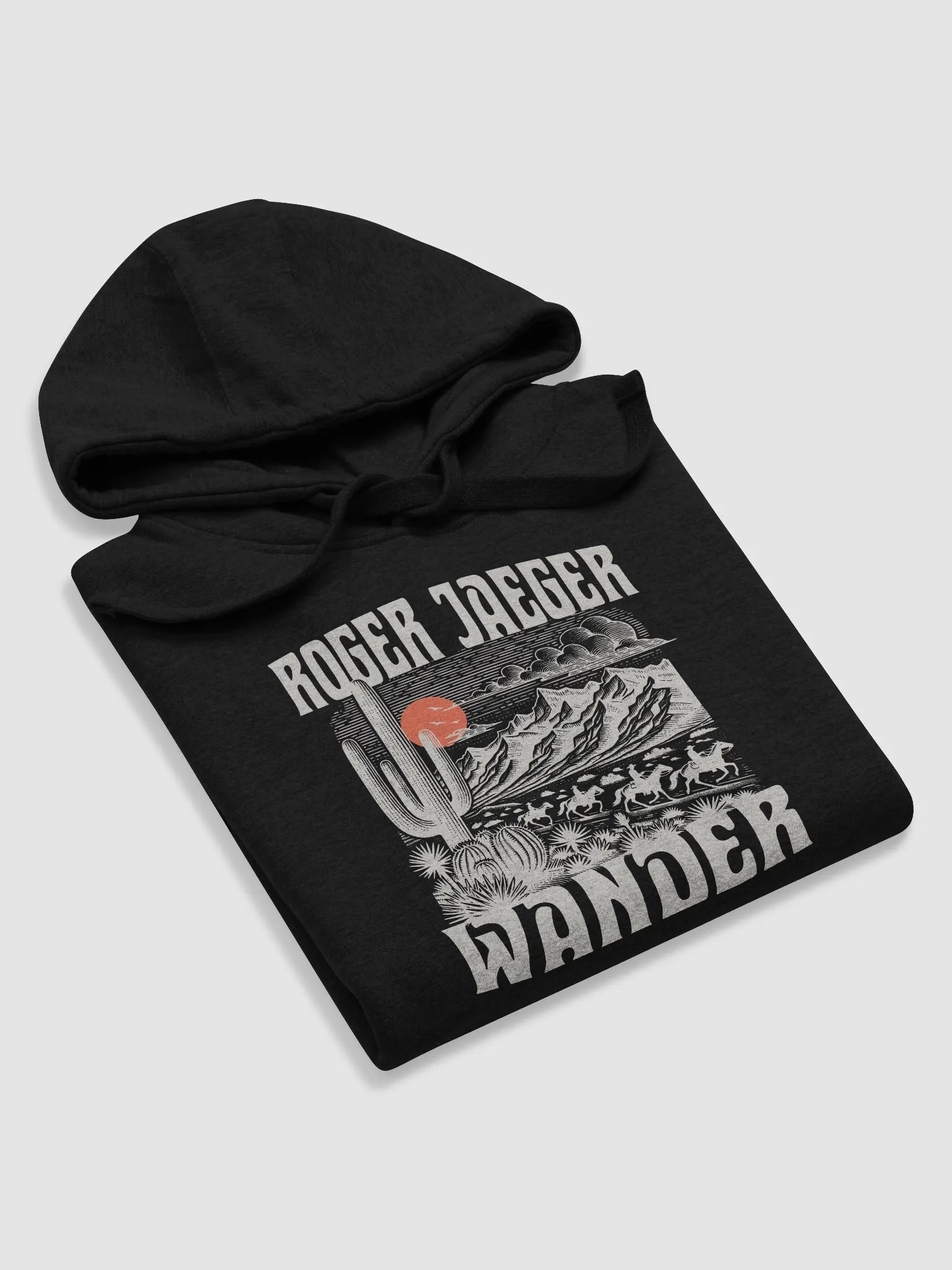Wander - Black Hoodie product image (5)