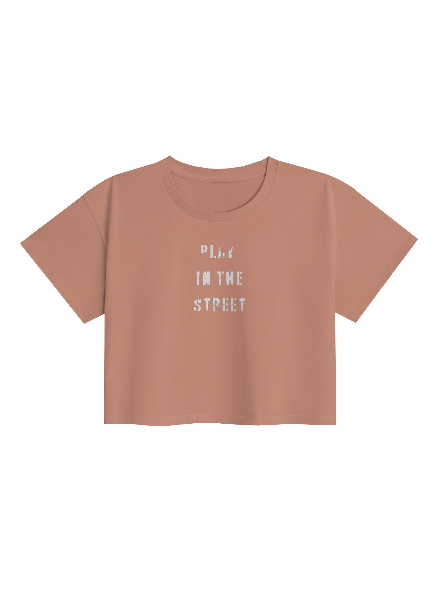 Women's Play In The Street- Cropped Tee product image (1)