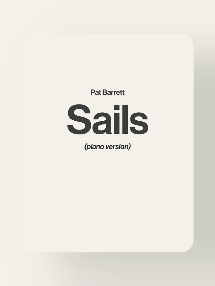 Sails - Pat Barrett product image (1)