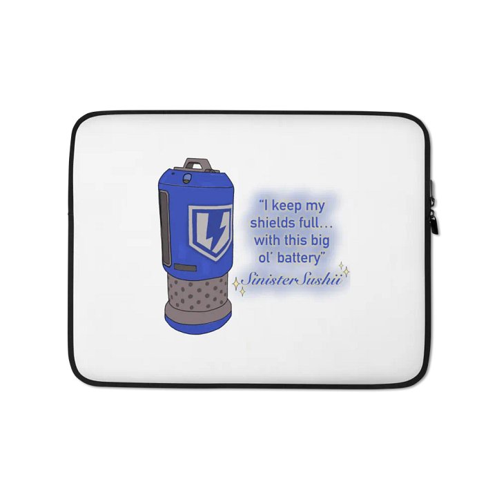 SinisterSushii Big ol' Battery Laptop Case product image (1)