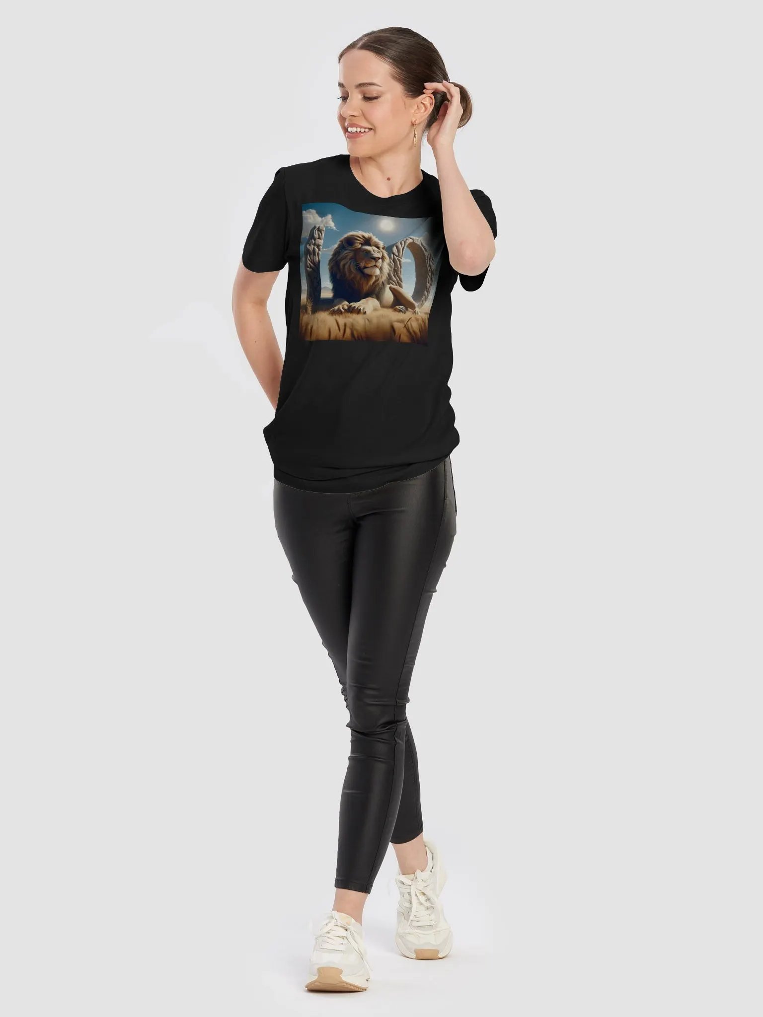 Unisex Leo Zodiac T-Shirt - Majestic Lion Design, Astrology Gift product image (3)