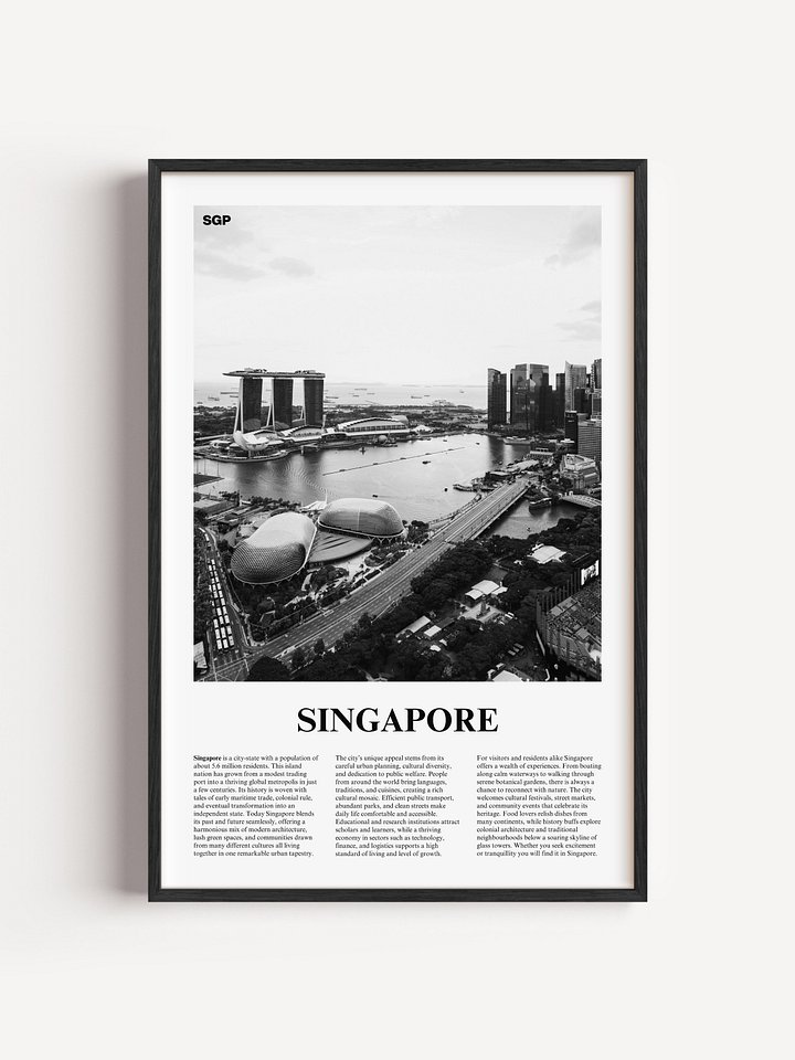 Singapore 01 Newspaper Poster product image (1)