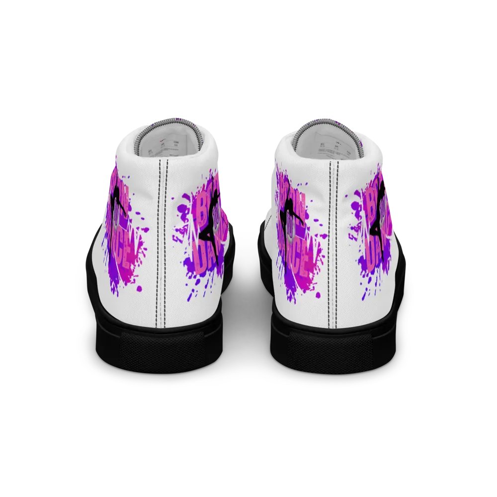 Retro Born to Dance Splash Her Silhouette High Tops product image (9)