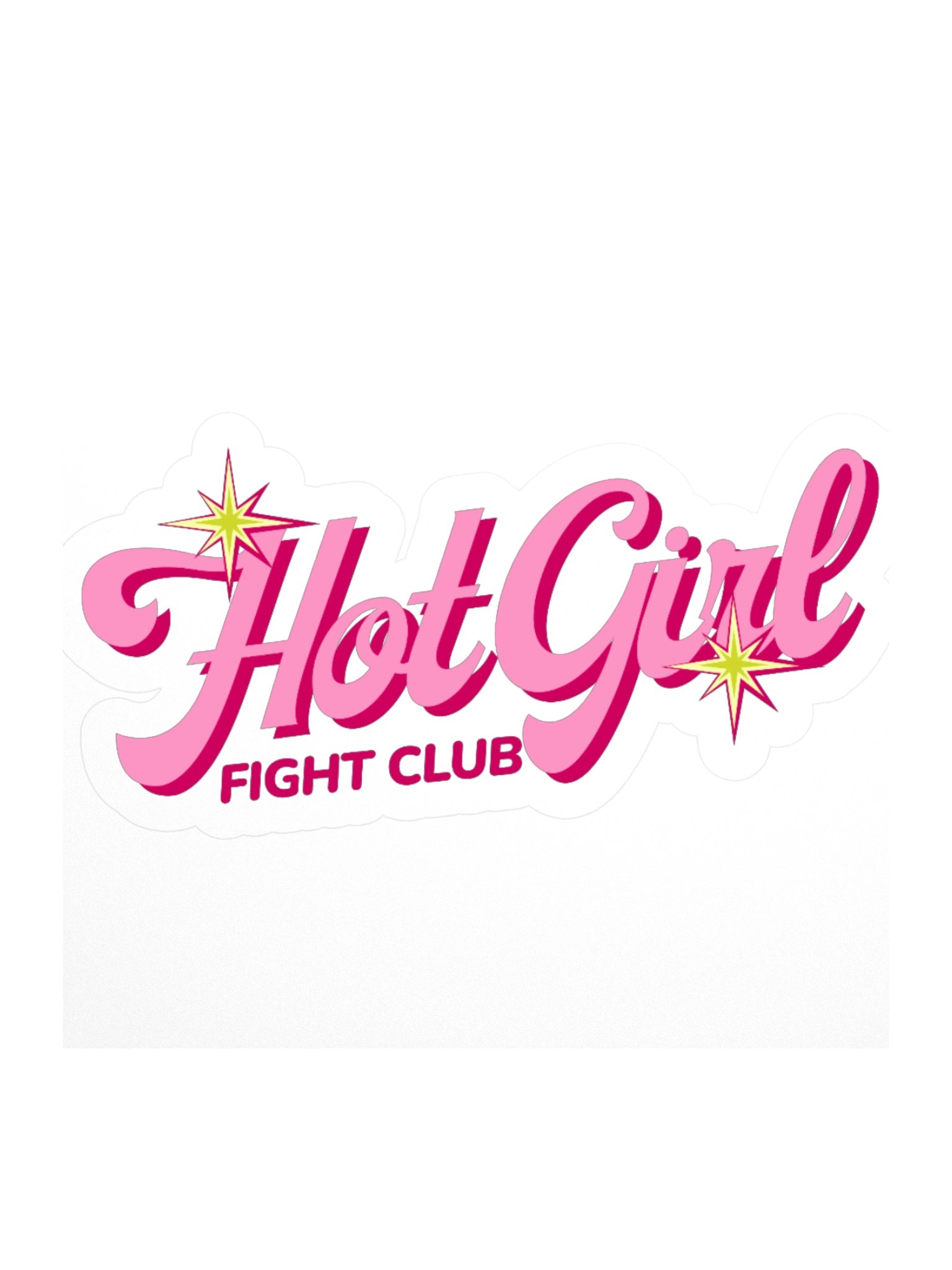 Hot Girl Fight Club Sticker product image (1)