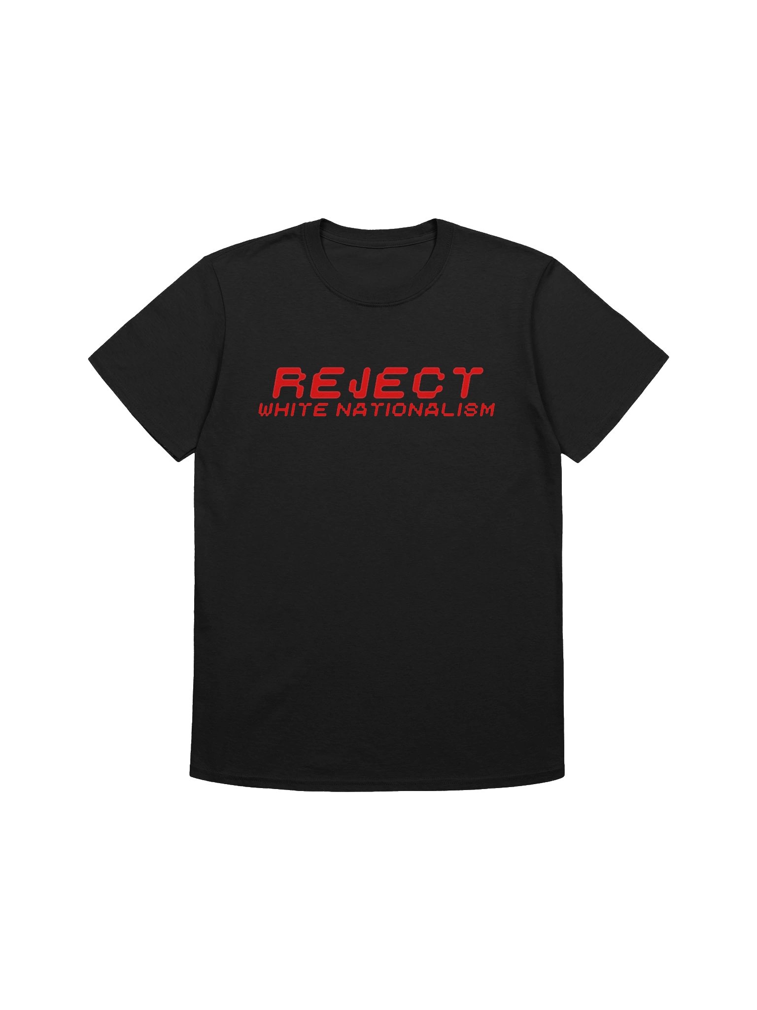 Reject White Nationalism + My Politics Kat Skull Softstyle tee product image (1)