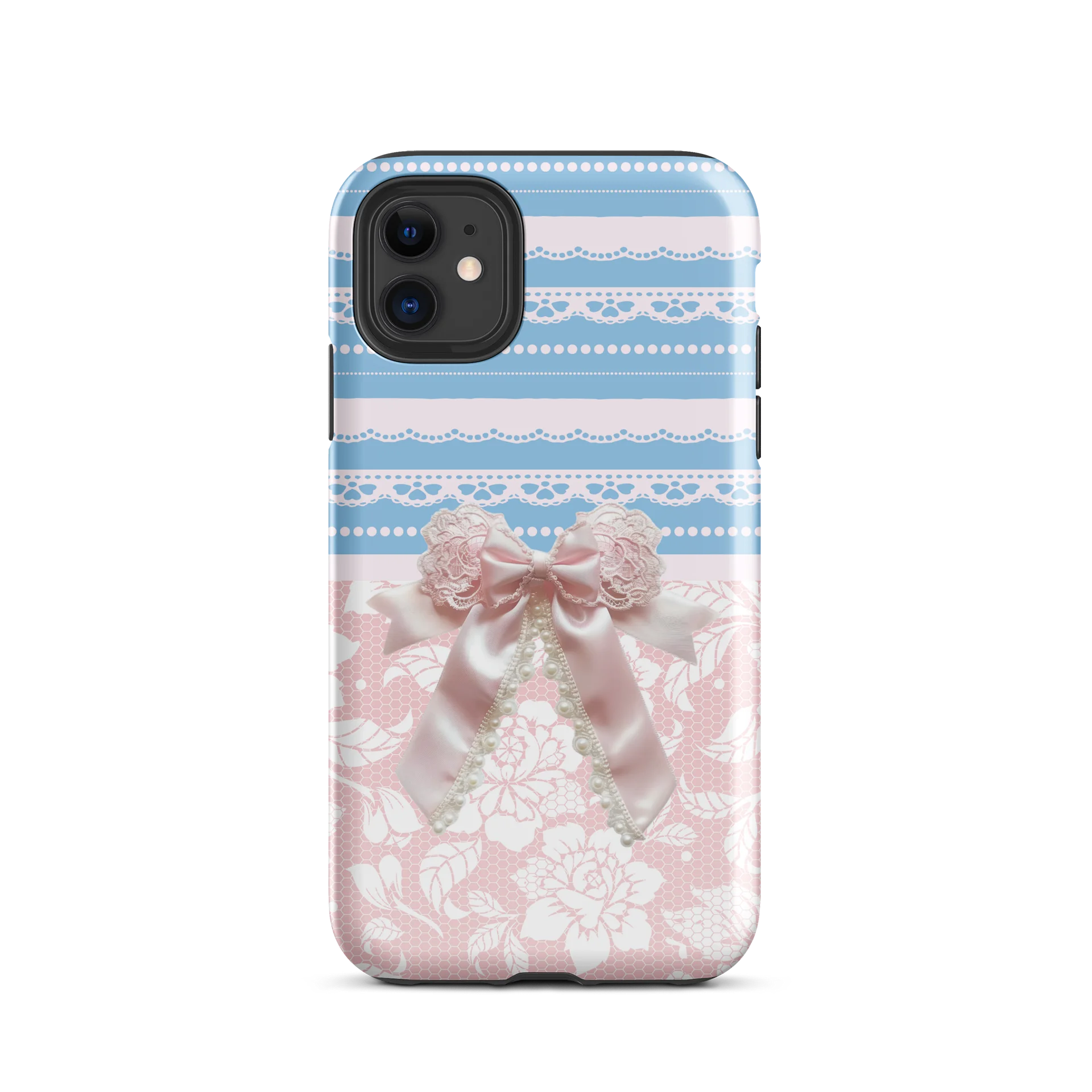Coquette Lace Bow Soft Pink Girly Phone Case product image (55)