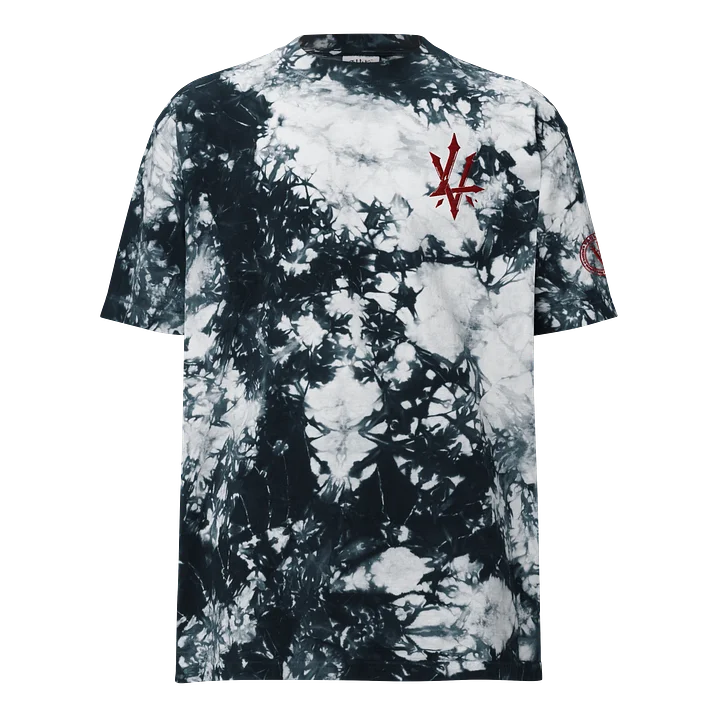 Vaultline Maroon Emblem Oversized Tee product image (5)