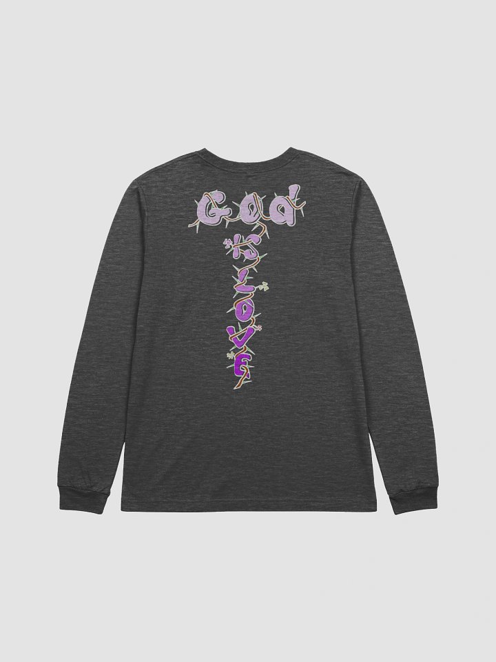 LOL God is love rear print female long sleeve tee product image (2)