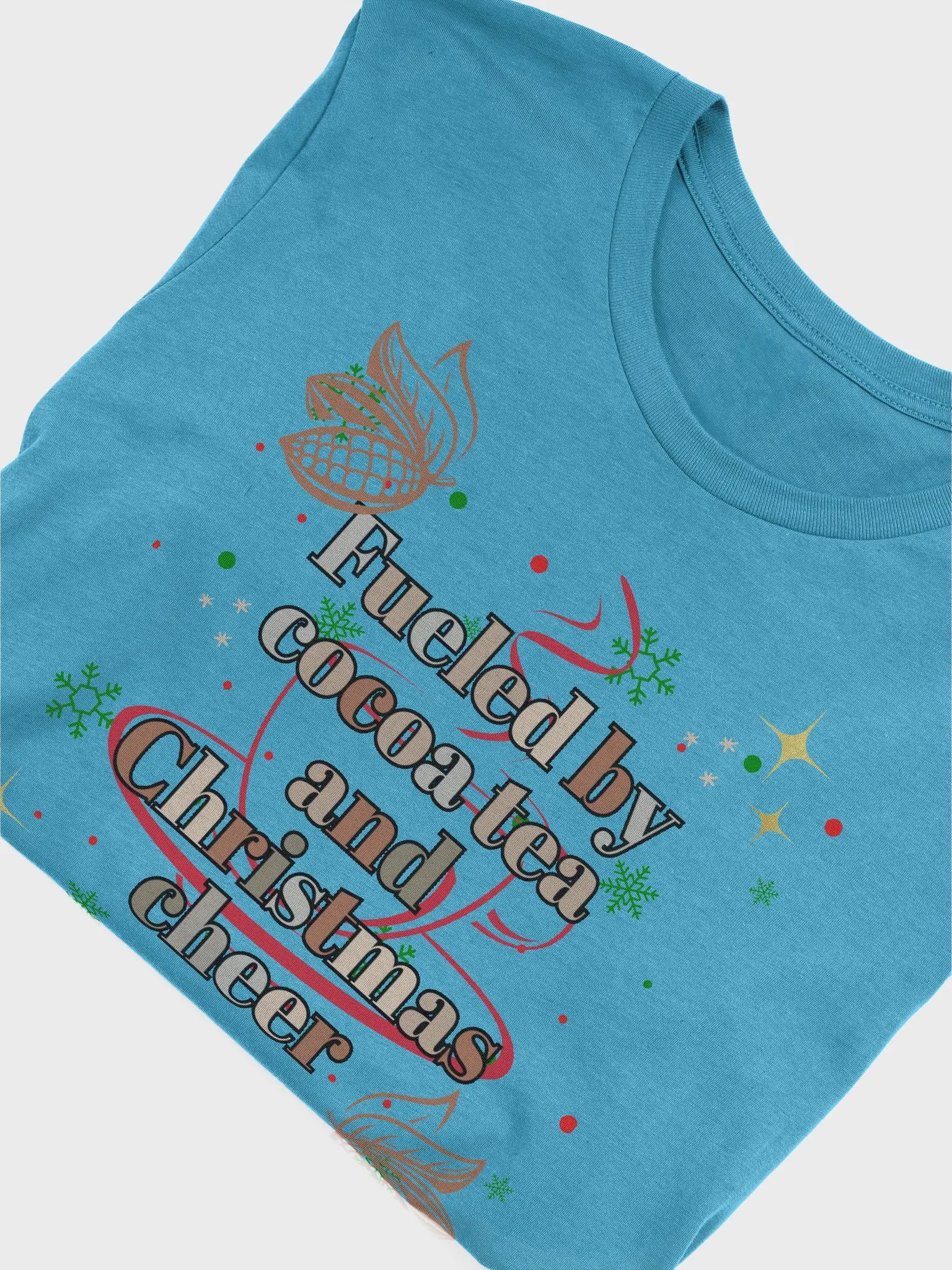 Festive Cocoa Tea & Christmas Cheer T-Shirt product image (36)