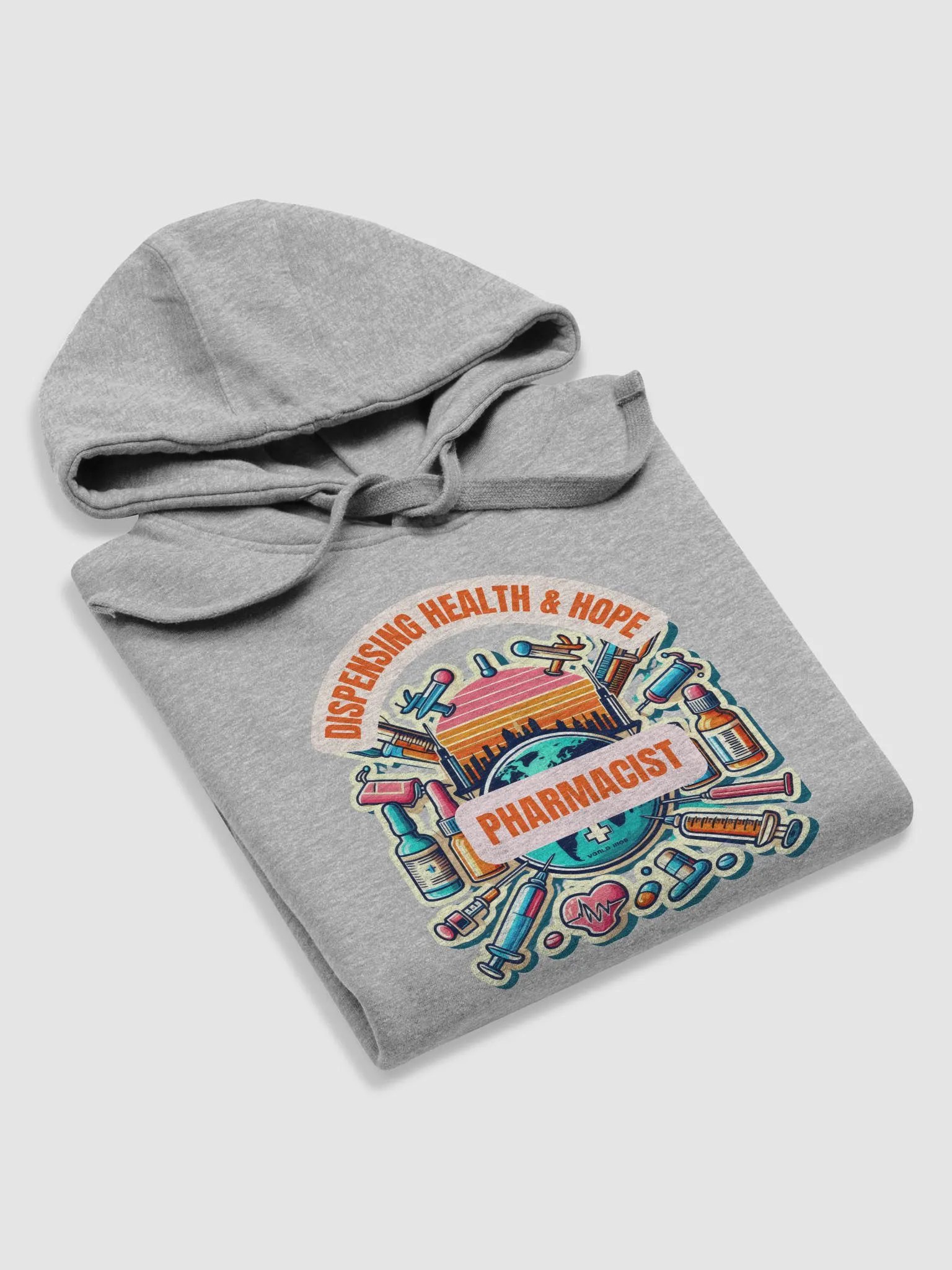DISPENSING HEALTH AND HOPE HOODIE, PHARMACIST HOODIE product image (54)