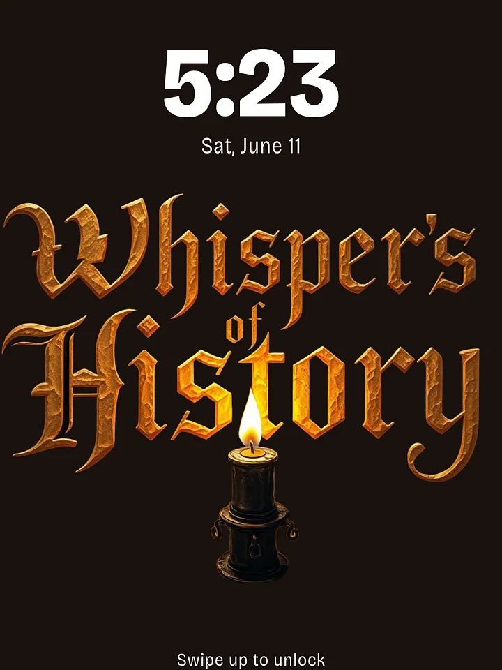 🌑 Whispers of History: Black Wallpaper product image (1)