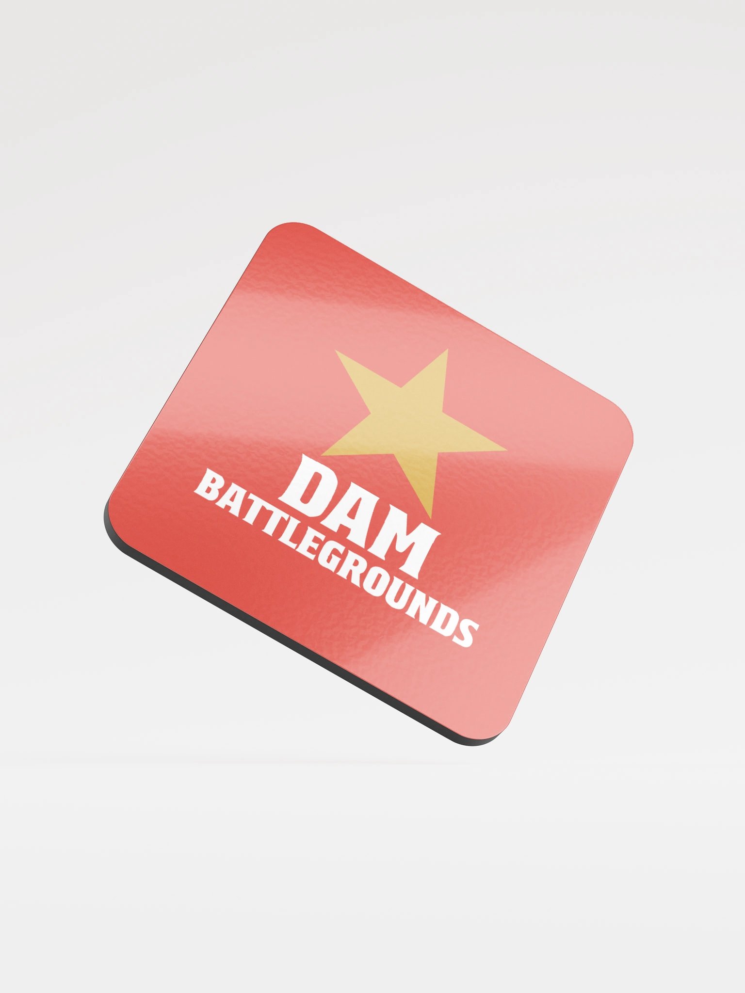 Dam Battlegrounds Glossed Cork Coaster product image (1)