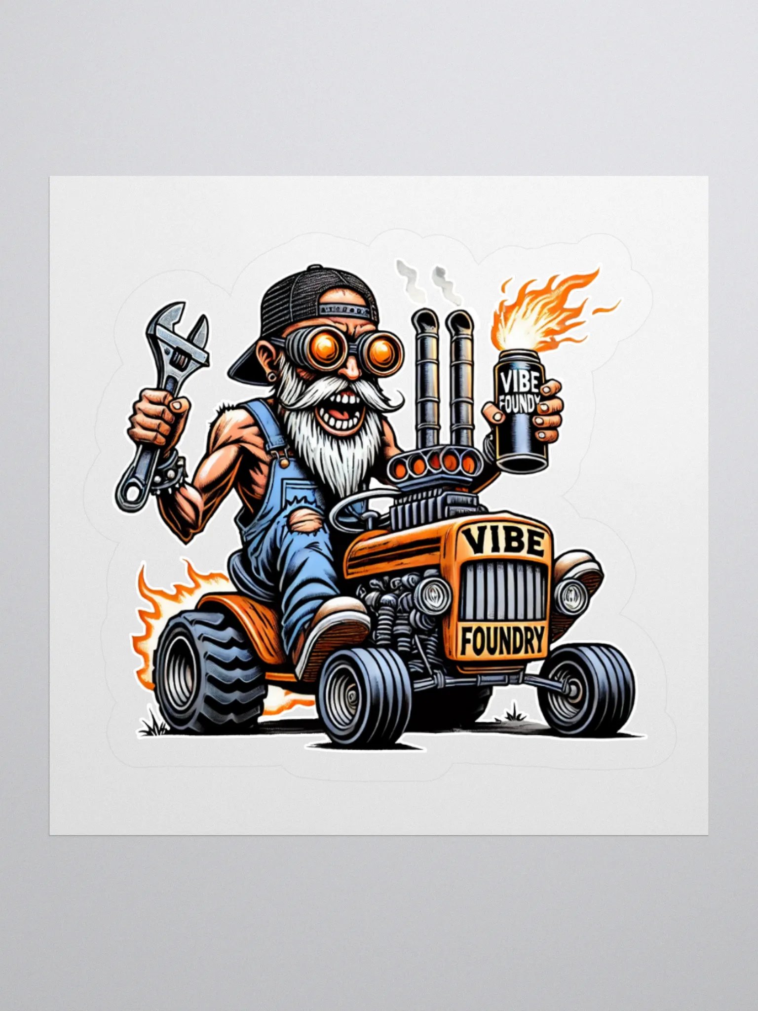 VIBE FOUNDRY – REDNECK BOOST STICKER product image (1)