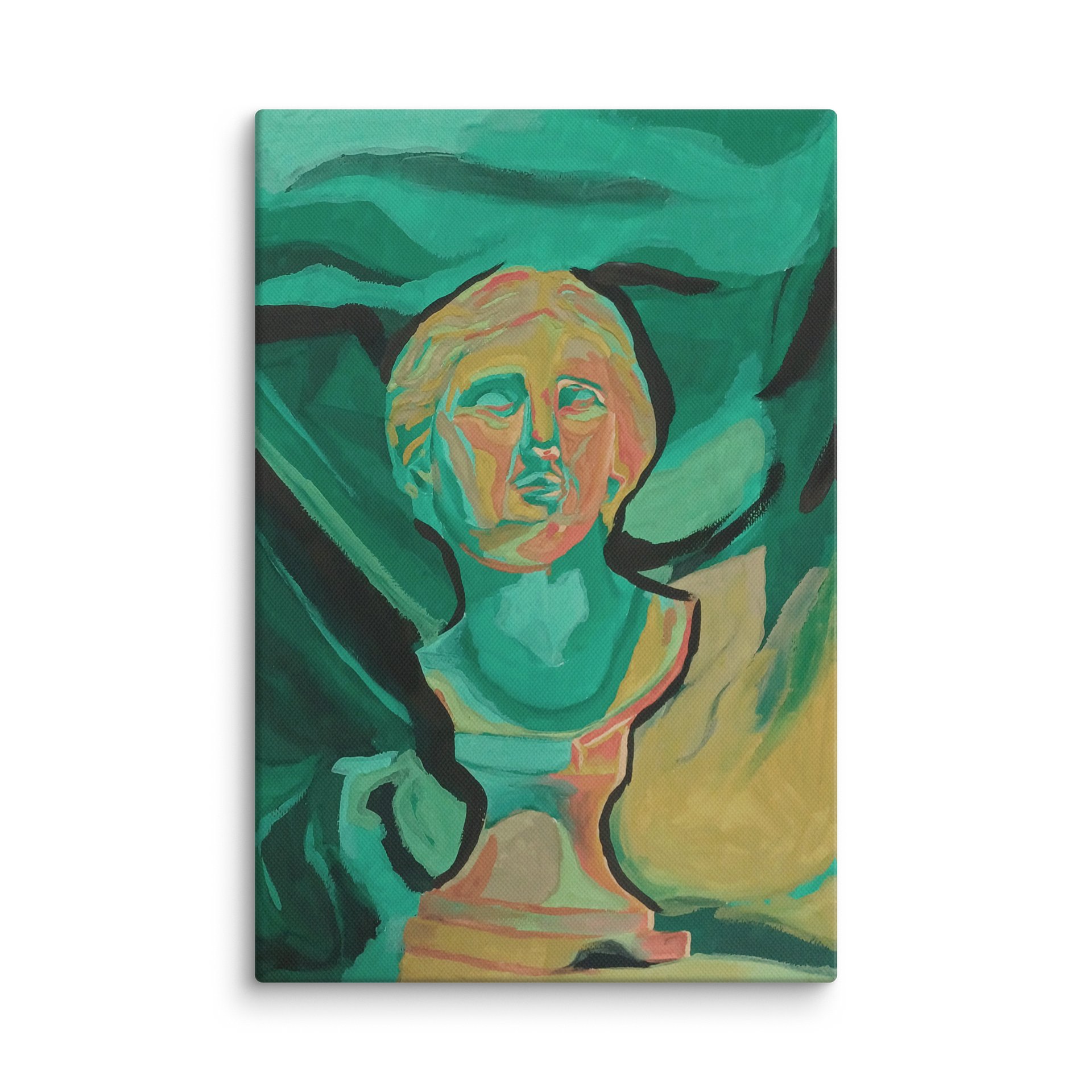 Neoclassical Turquoise Canvas Print product image (5)