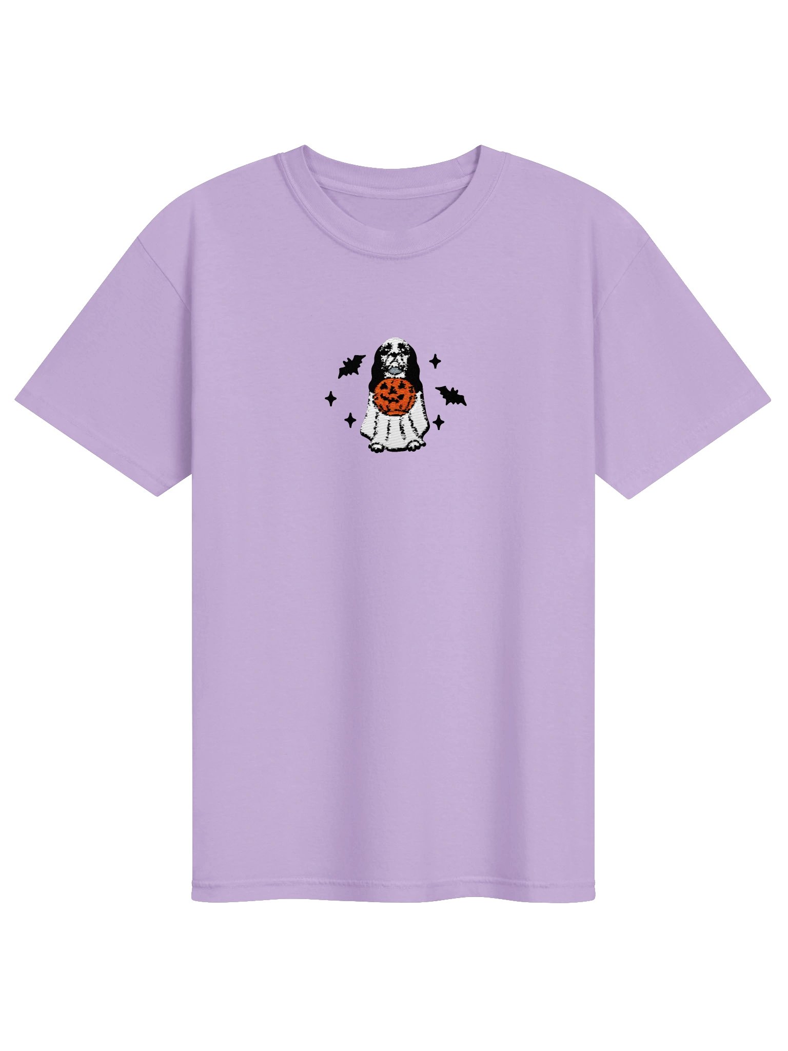 Halloween American Cocker Spaniel(Parti, Black & White) Embroidered T-Shirt product image (41)