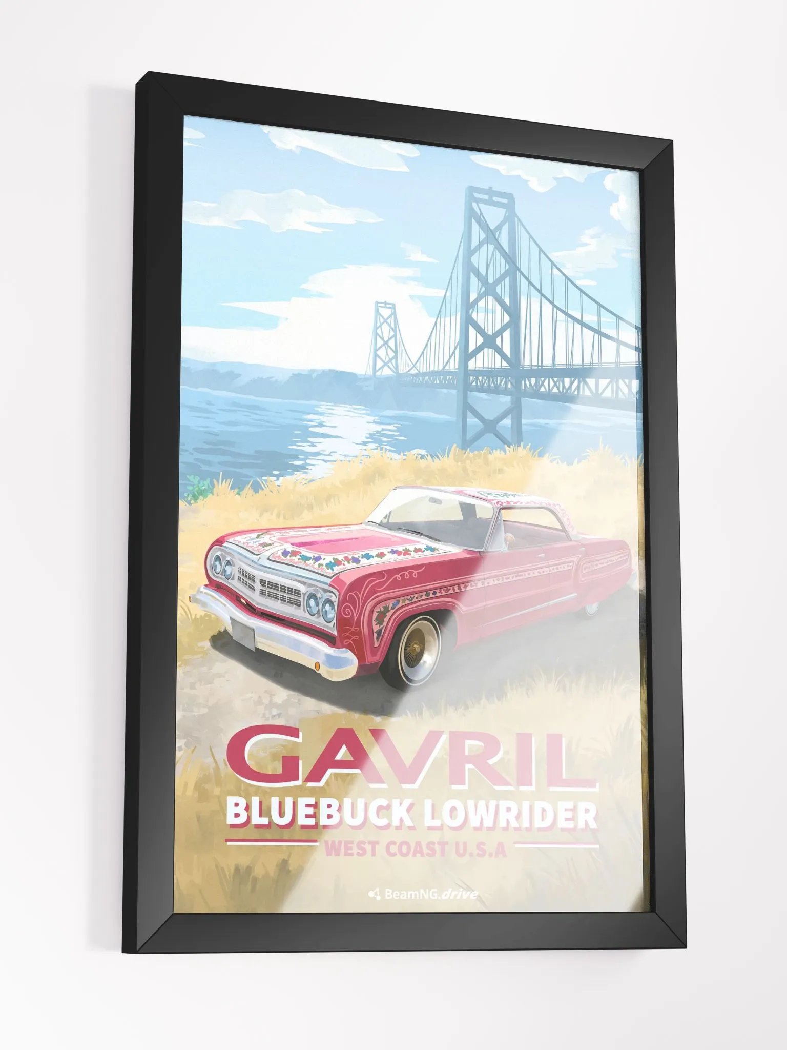 Framed Poster: Gavril Bluebuck Stylized product image (2)