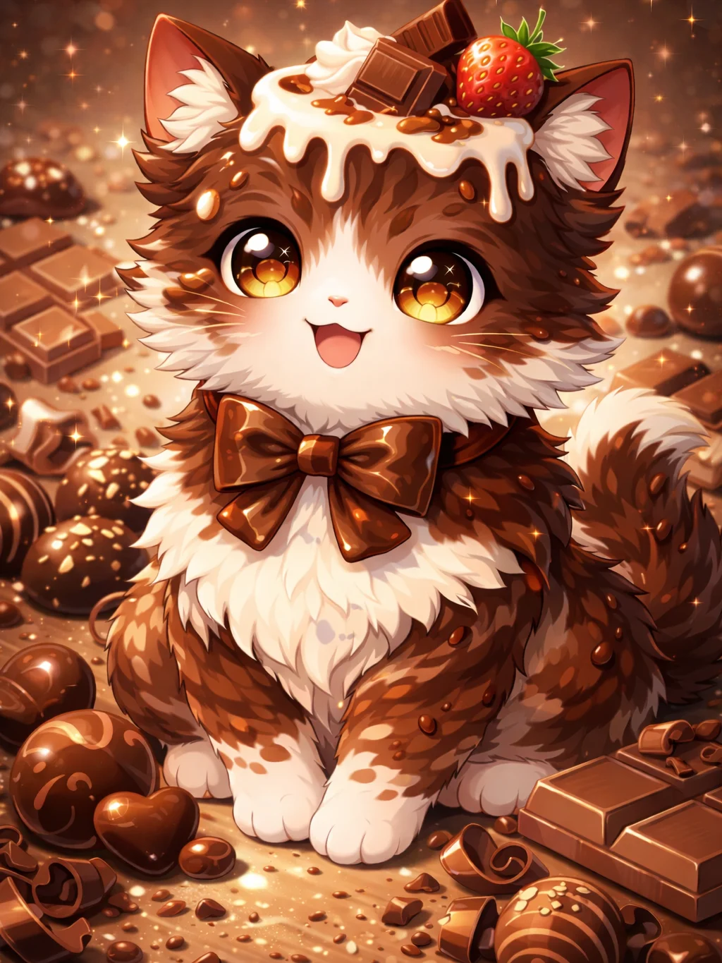 Chocolate Kitty Mousepad product image (1)