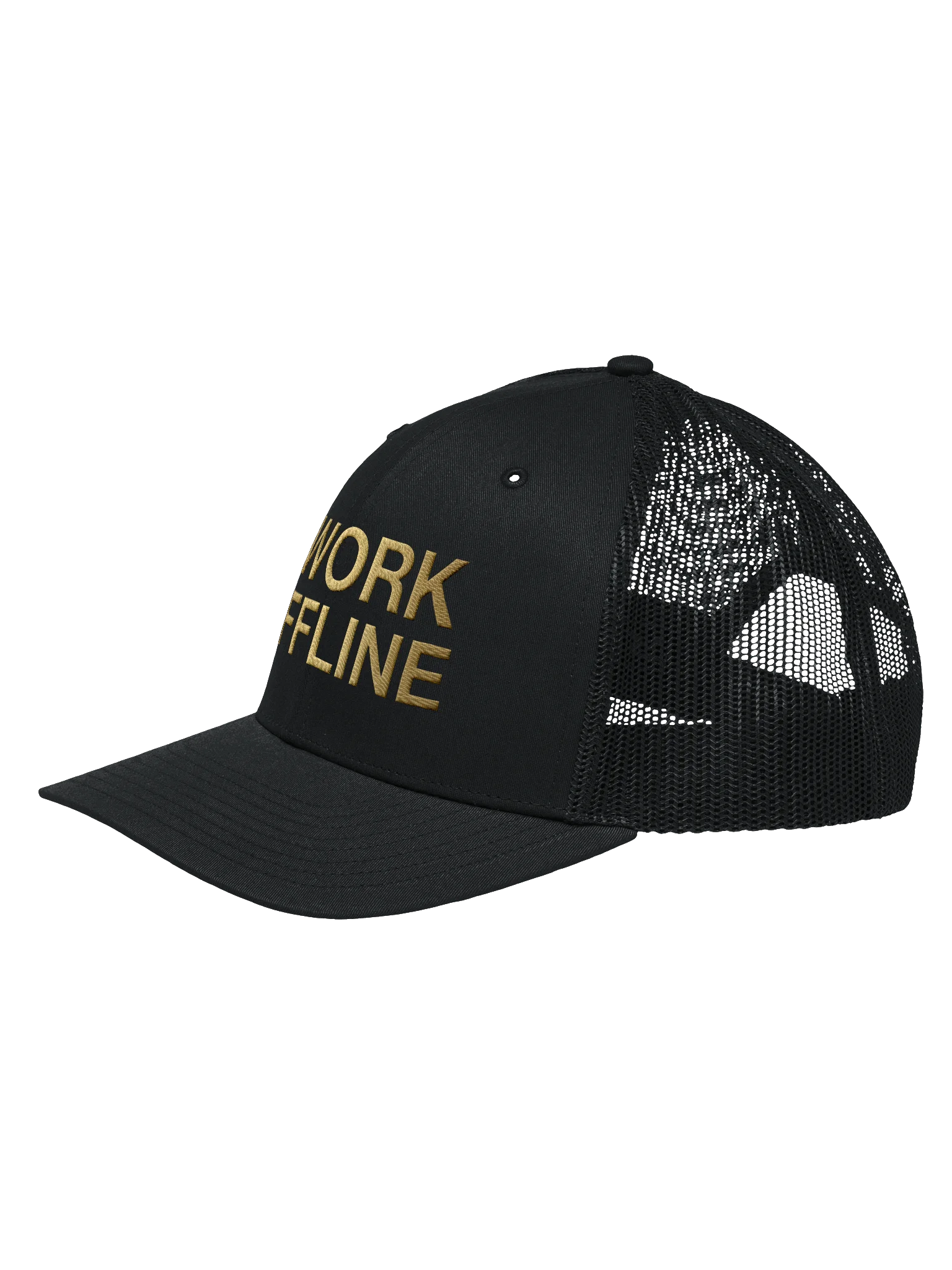 I work offline trucker hat product image (2)