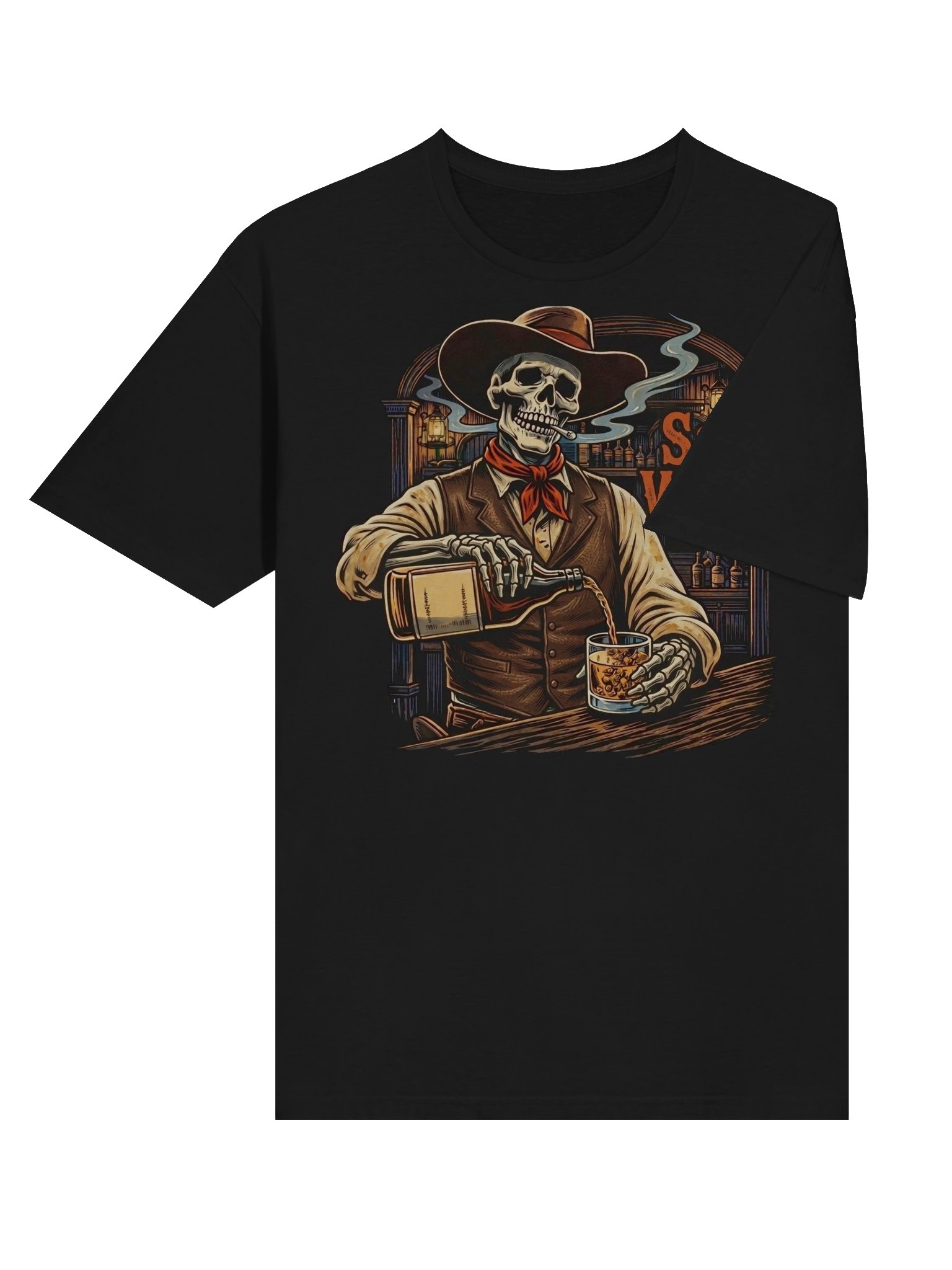 Skeleton Cowboy 'Say When' T-Shirt product image (21)