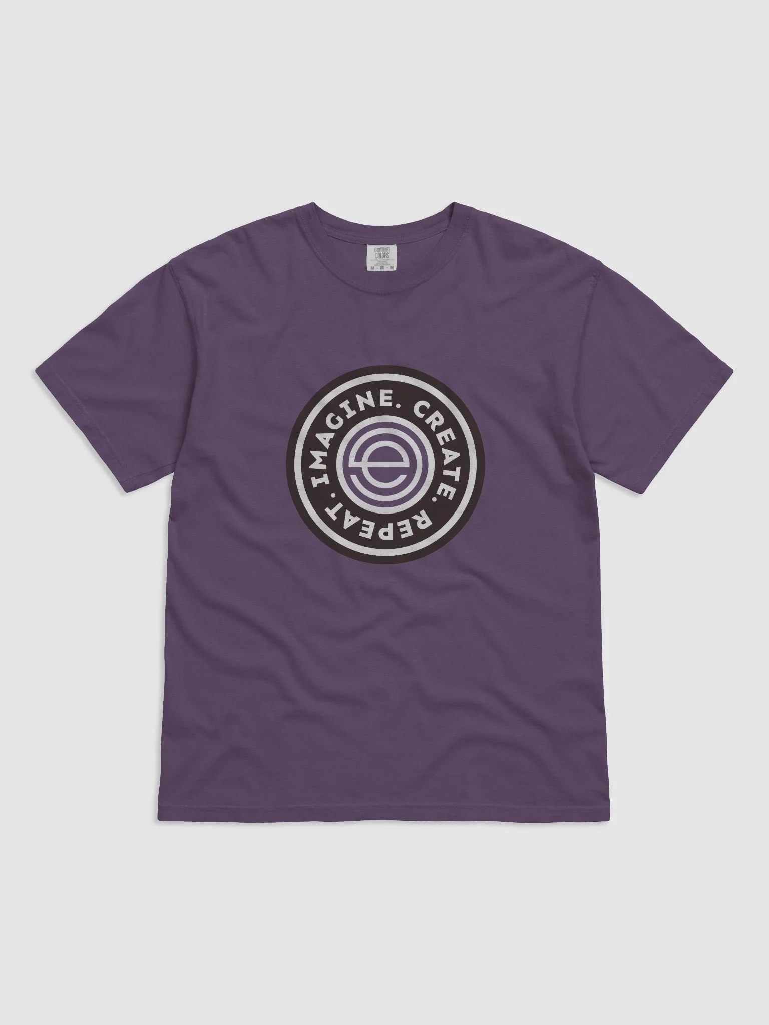 Imagine. Create. Repeat T-Shirt (Heavyweight) product image (4)
