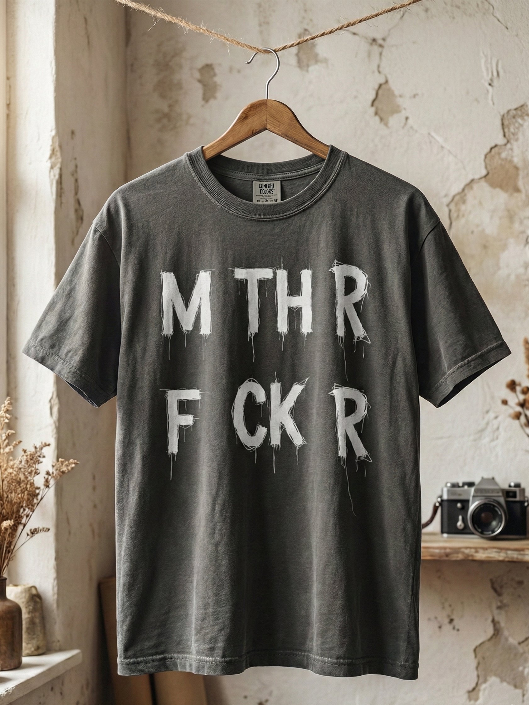 "MTHR FCKR" // Heavyweight Vintage Tee product image (1)