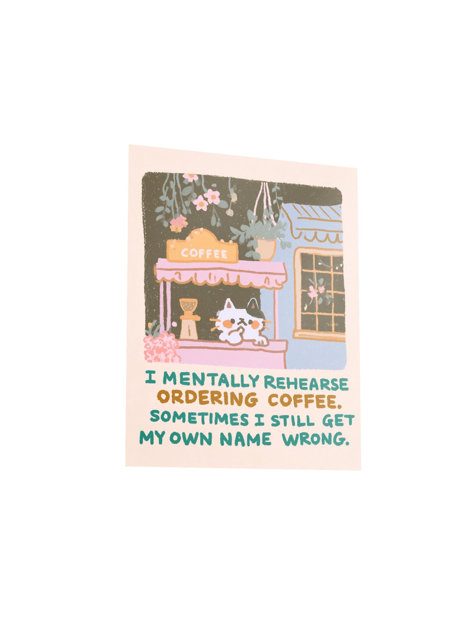 Coffee Rehearsal Cat Cafe Poster product image (12)