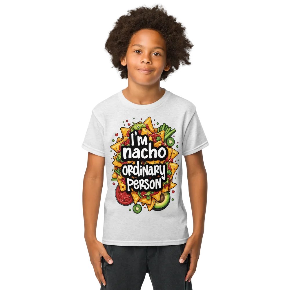Nacho Ordinary Person Youth Sports Tee product image (9)