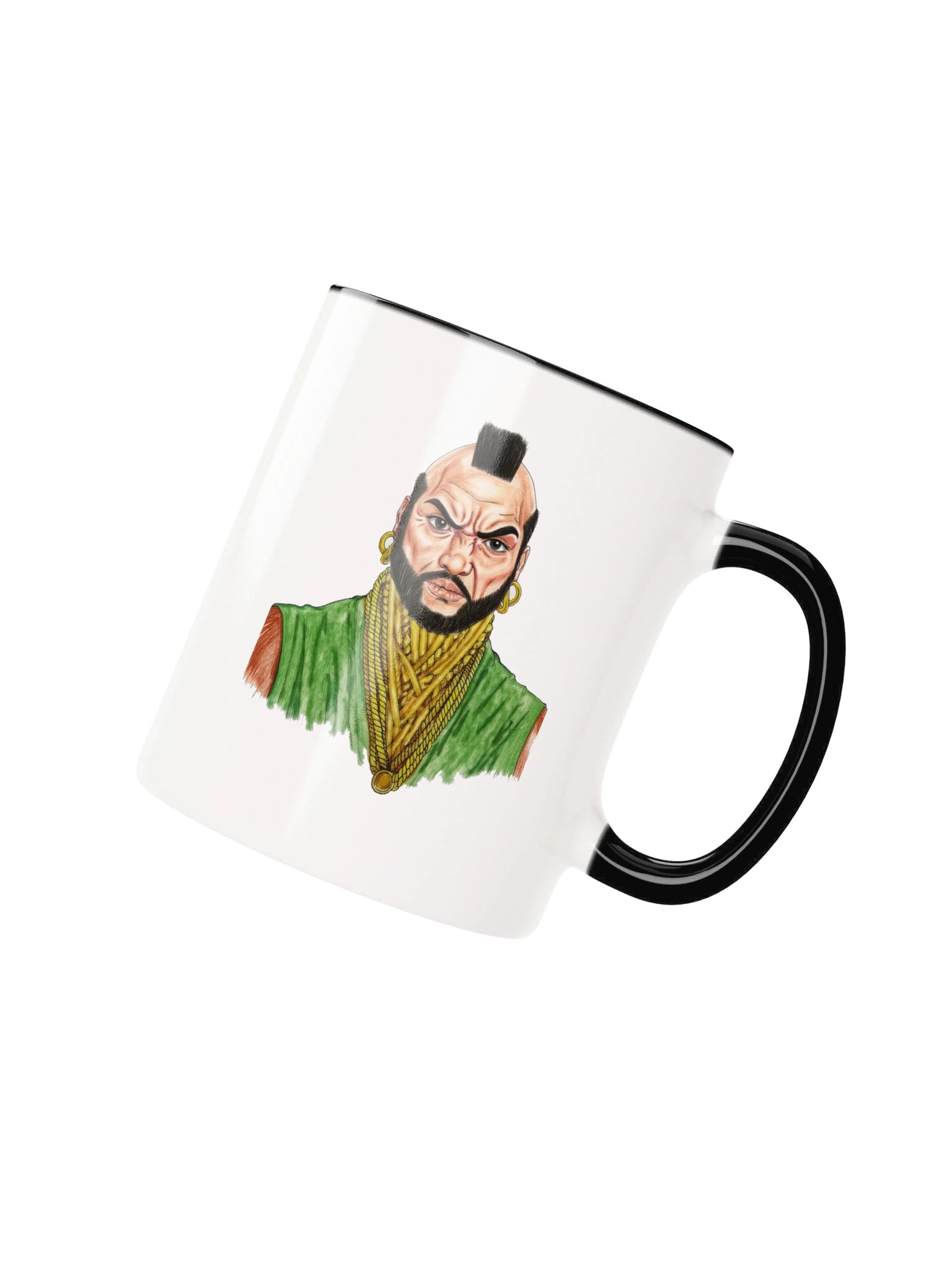 Gold Chains & Attitude — Character Portrait Mug product image (4)