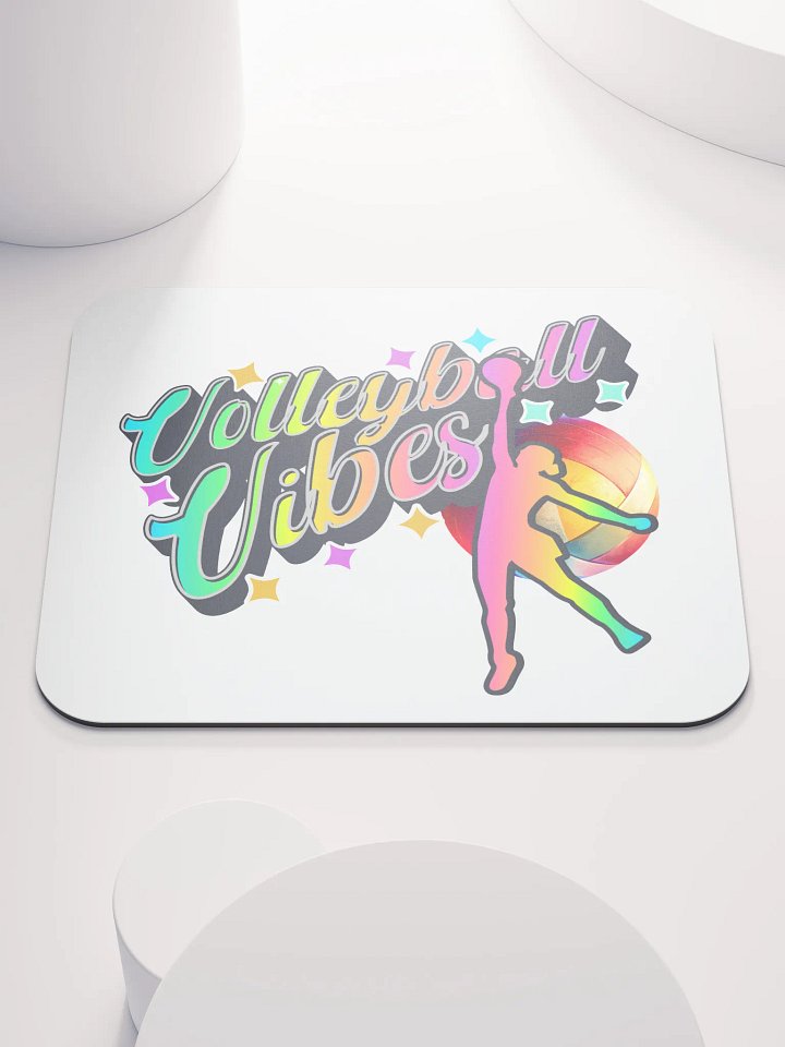 Volleyball Vibes Female Mouse Pad product image (1)