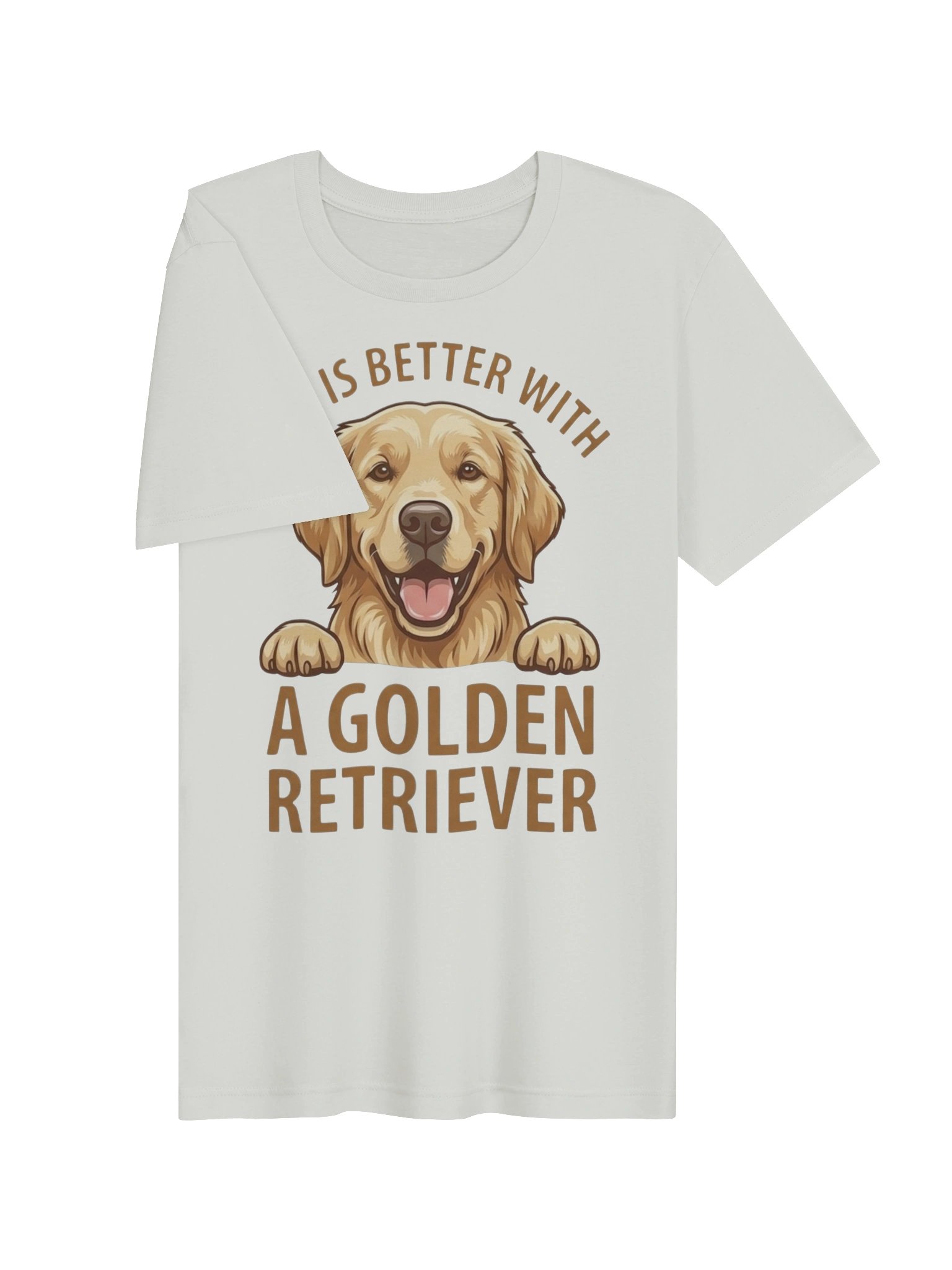 LIFE IS BETTER WITH A GOLDEN RETRIEVER T-SHIRT product image (3)