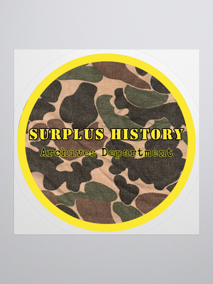 SH Archives Department- Round Sticker product image (2)