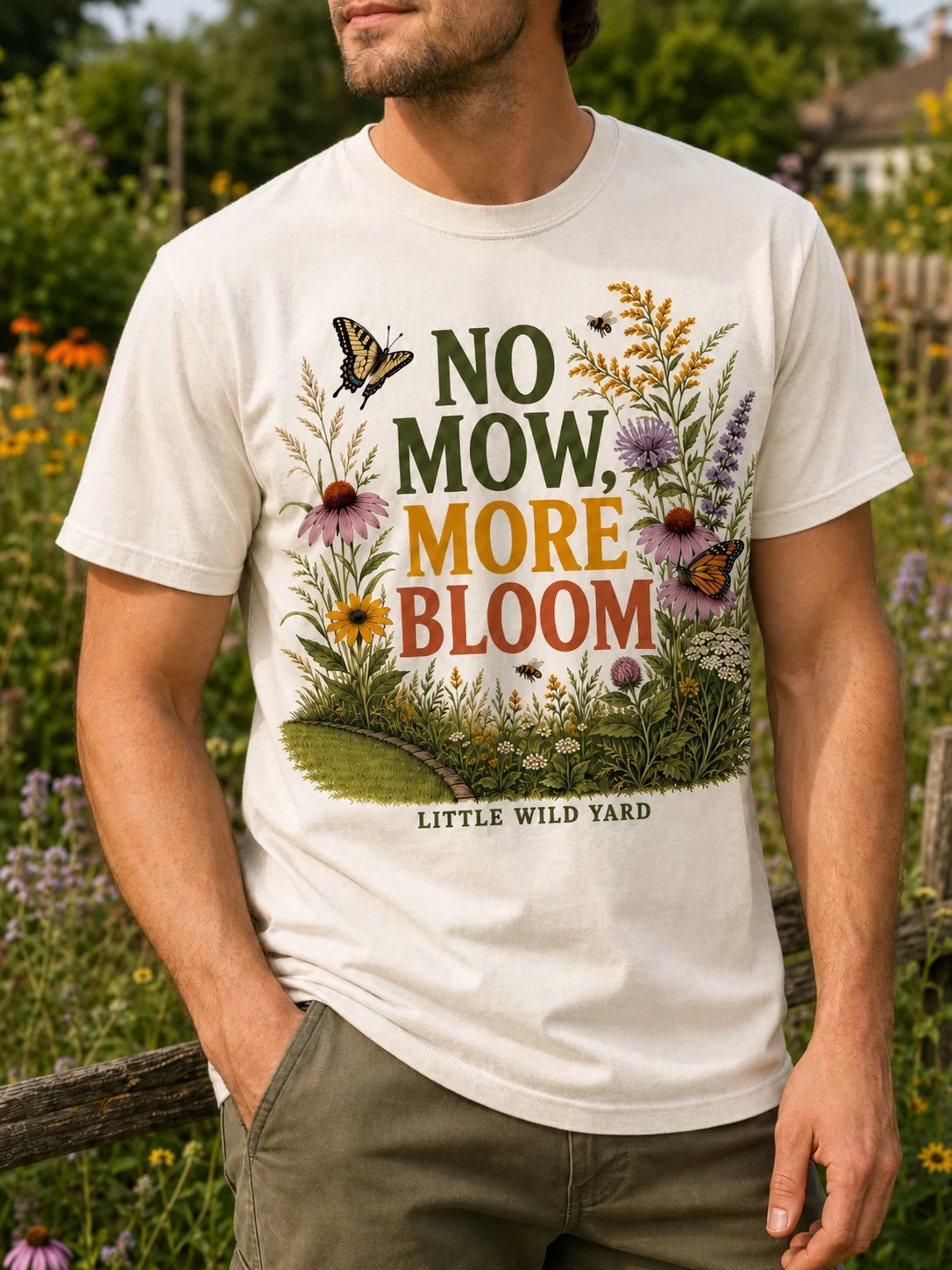No Mow, More Bloom T-shirt product image (7)