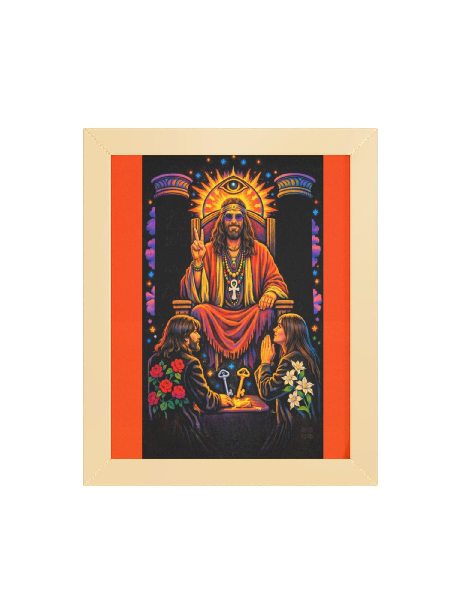 5 The Hierophant Tarot Art Framed Poster product image (4)