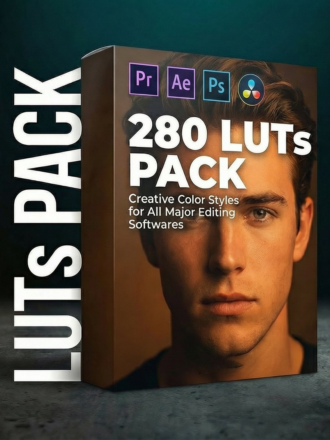 280+ Film-Style Color Grading LUTs for Editors product image (1)