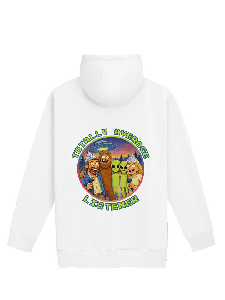 Totally Average Listener Hoodie - White product image (2)