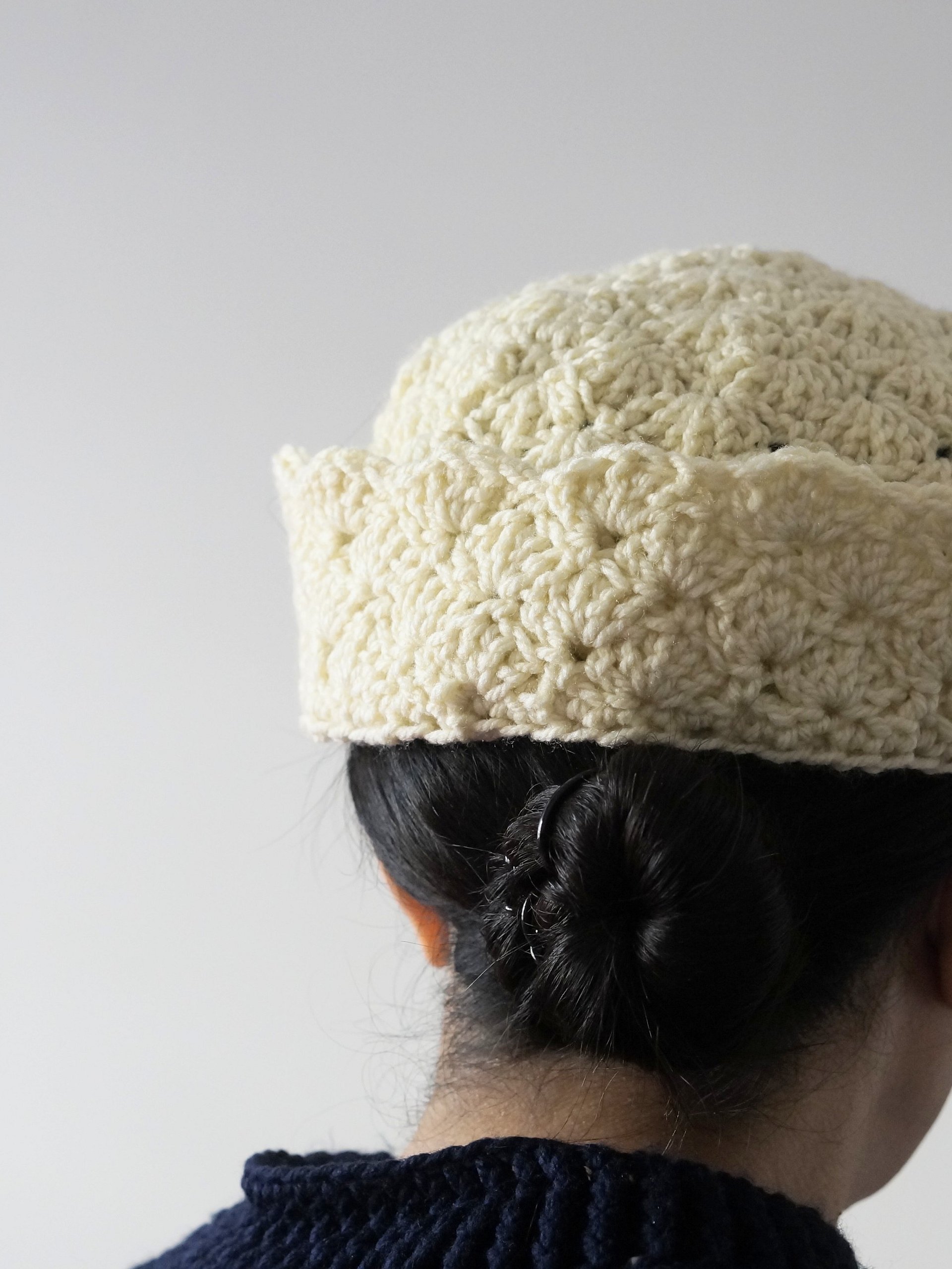 Shell stitch sailor hat Crochet pattern product image (4)