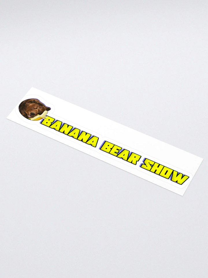 Banana Bear Show Long Logo Sticker product image (1)
