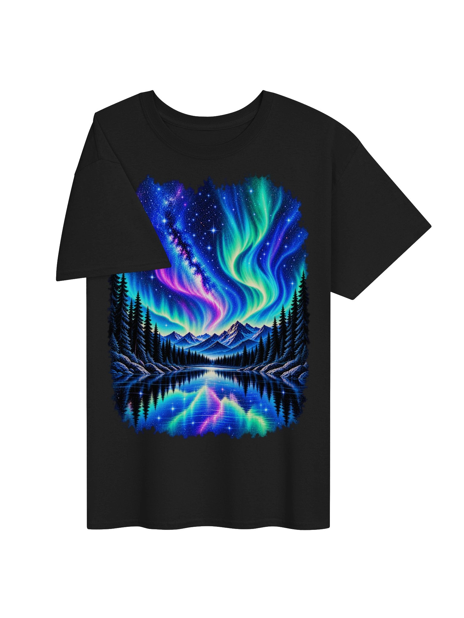 Northern Glow — Aurora Borealis Tee product image (3)