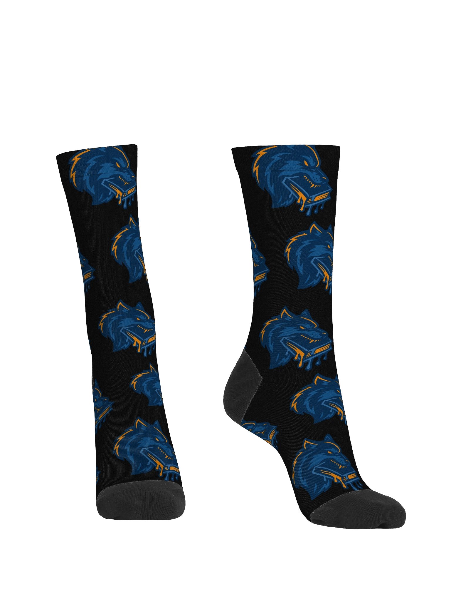 Wolf of Chaos Black Socks product image (2)