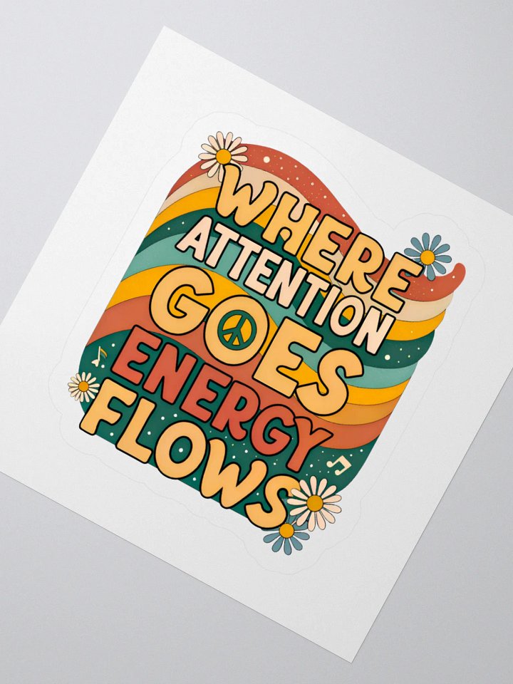 Energy Flows Kiss Cut Sticker product image (5)