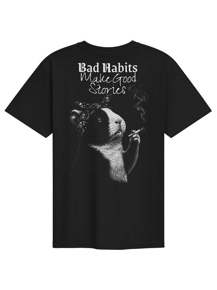 T-Shirt - Hellberg Outlaws – backprint - Bad Habits Make Good Stories product image (2)