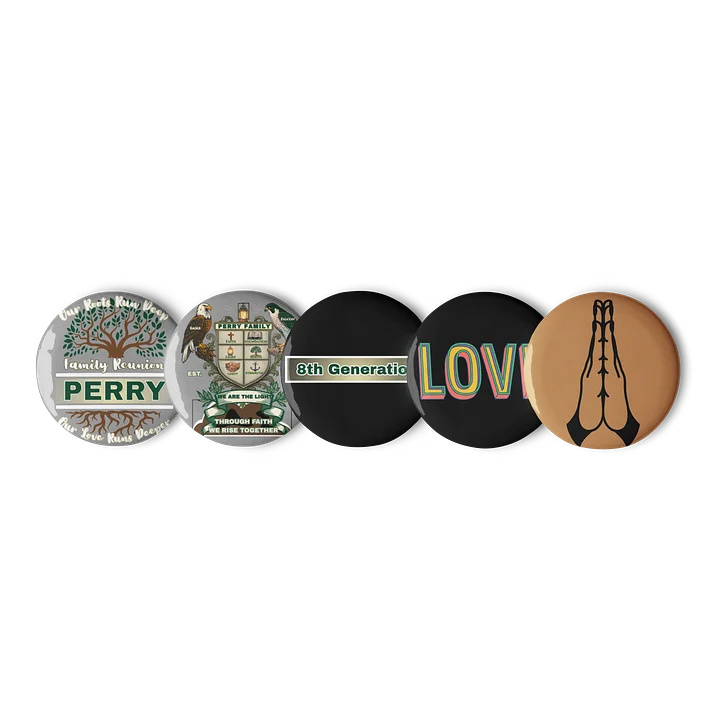 Pin Buttons for 8th Generation Perry Family Reunion 2026 | Legacy Edition product image (1)