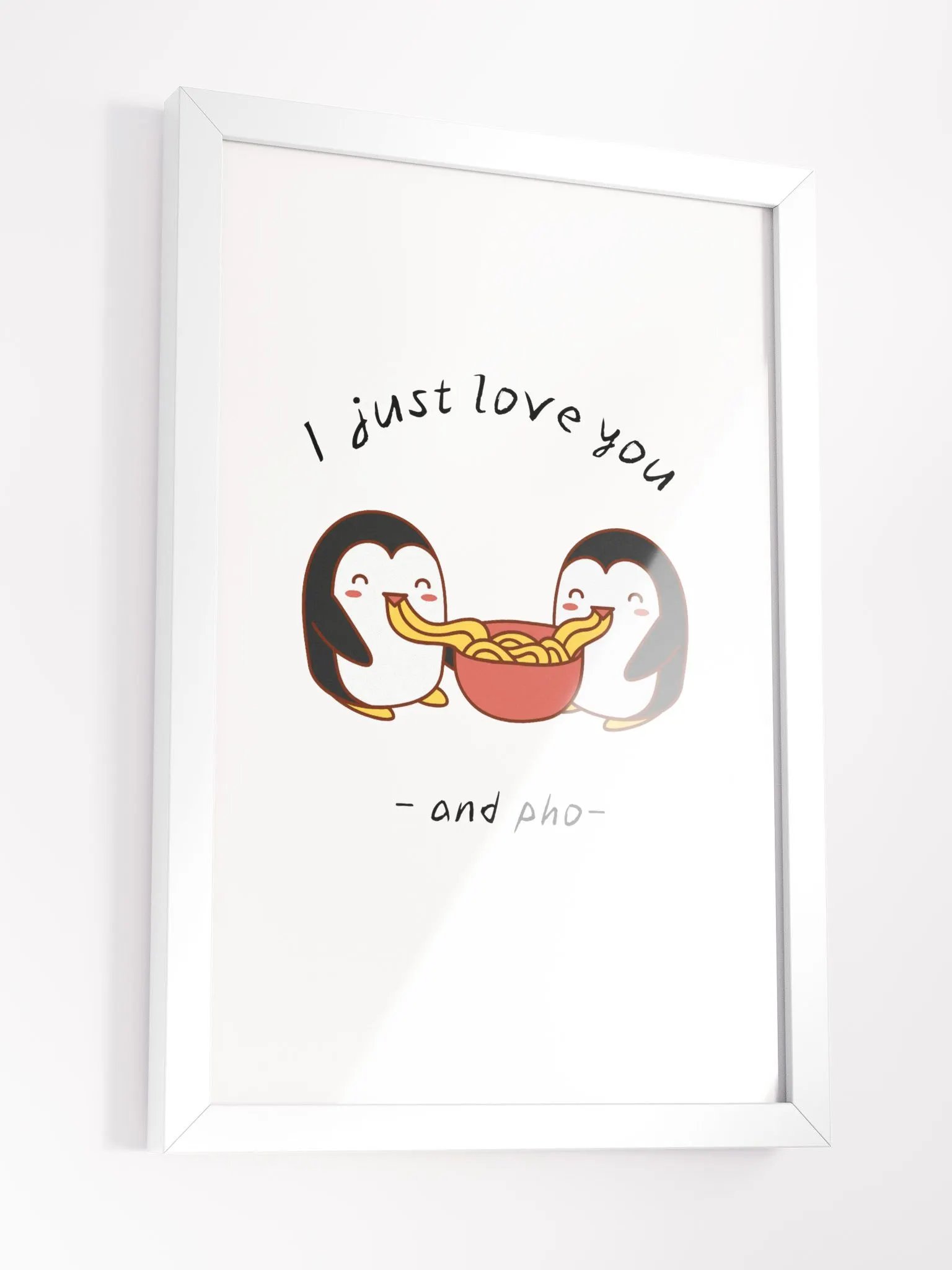 Penguin And Pho Love Frame product image (3)
