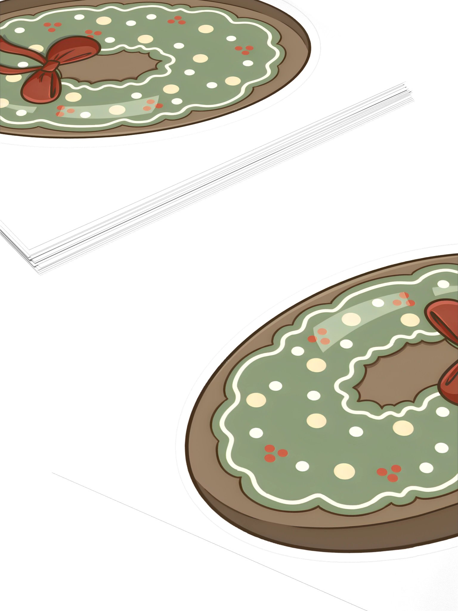 Wreath Cookie Sticker product image (4)