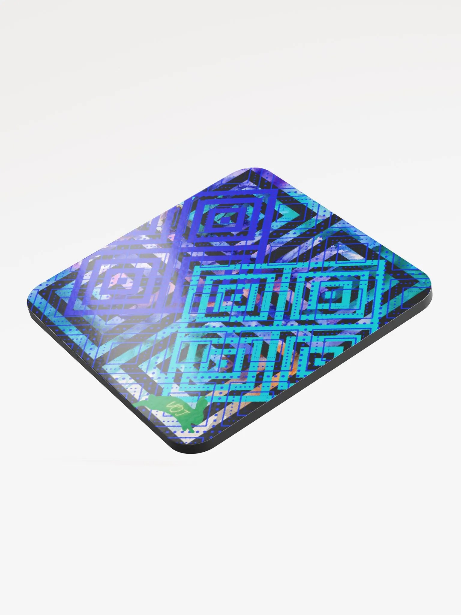 JoBeth Rabbit 🐰 Design Glossed Cork Coaters product image (3)