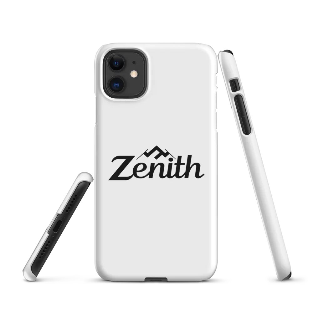 TDS Music Zenith iPhone Case - Glossy White with Mountain Peak Design product image (3)