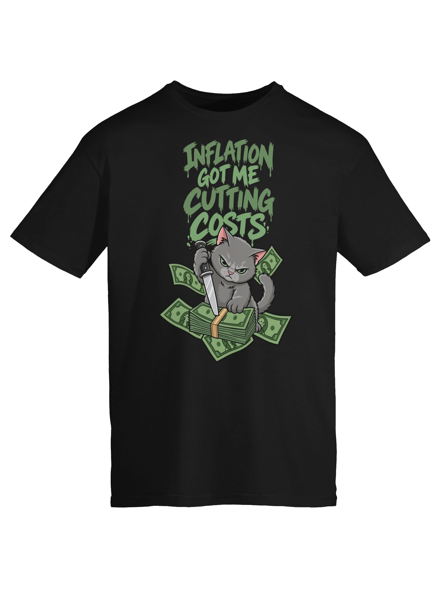 Inflation Got Me Cutting Costs Tee product image (46)