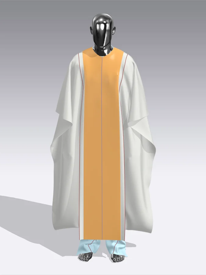 Plain Agbada Clo3d file (zprj) product image (1)
