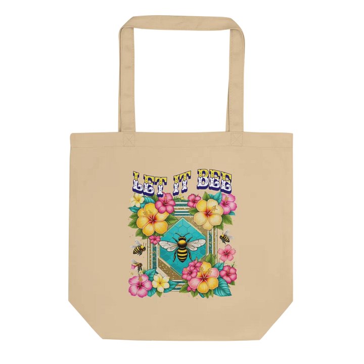 Let It Bee Flower Eco-Friendly Tote Bag product image (1)